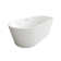 67 Inch Bathtub in Glossy White with Trim