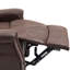 Fauteuil inclinable manuel en microfibre-1952561570