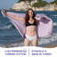 Ensemble de 6 serviettes pour lit de plage en coton turc Alize-1906771808