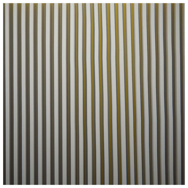 Coussins décoratifs à rayures verticales jaunes, 18 x 18 inches