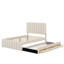 Lit plateforme double avec lit gigogne et tiroirs-123690729