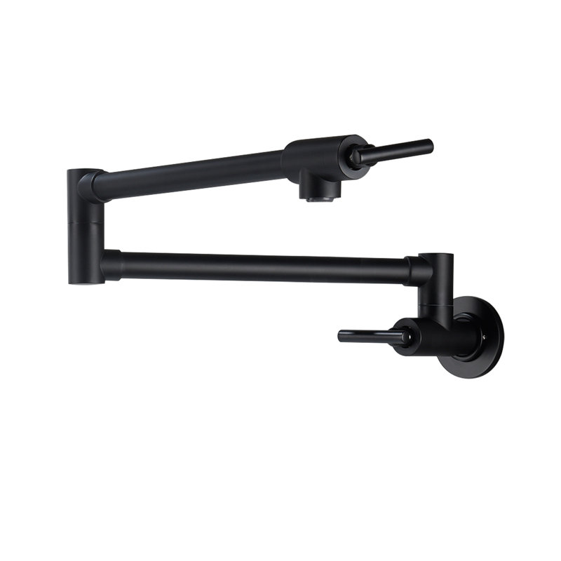 Robinet remplisseur avec accessoires, Noir mat