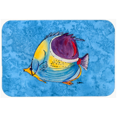 Caroline's Treasures Tropical Fish Glass Cutting Board