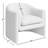 Alda Alda Polyester Blend Upholstered Occasional Accent Chair-1246200142