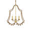 Nimes 4 - Light Lampakanay Rope/Wrought Iron Chandelier by Suzanne Duin