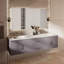 Ensemble de meuble-lavabo double mural 72 "avec miroir Geneva-1378554680-1461256126