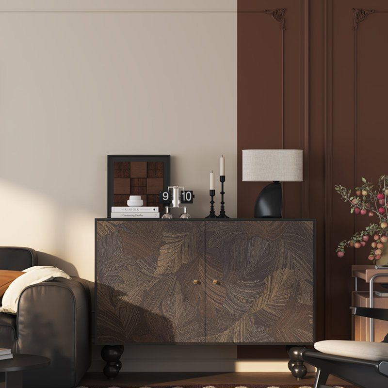 Armoire d'entrée française en bois massif