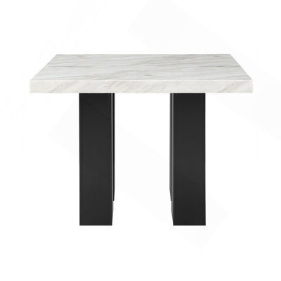 Table de bar blanche