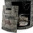 Outdoor Fire Pit, 32" Diameter, 40K Propane. Grey Top. Modern Design For Patio. Lightweight Concrete. Versatile Heating Source Fireplace, Round, . Top Stylish Design.