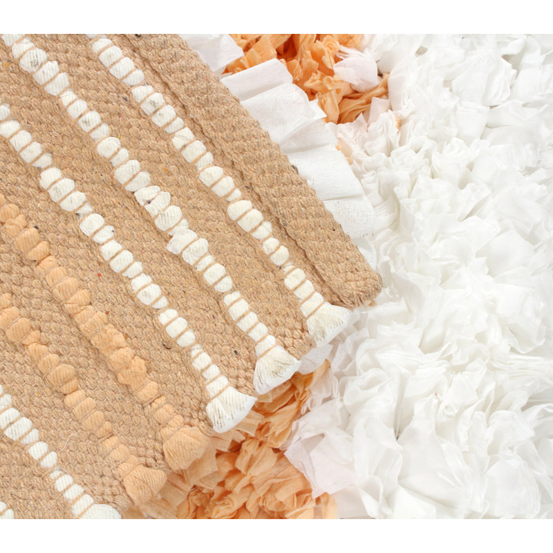 Ensemble de tapis de bain Ambera, Orange, Simple - L 30 po x l 20 po