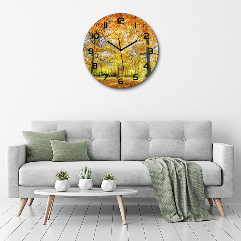 Jovaun Glass Wall Clock