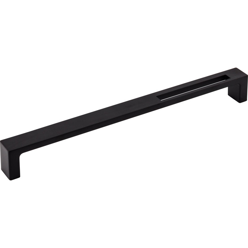 Modern Metro Slot Bar pull, 9" Center to Center, Flat Black