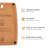 2-Pc. Eco-Friendly Composite Reversible Cutting Board Medium&Large Set With Handles, Mom