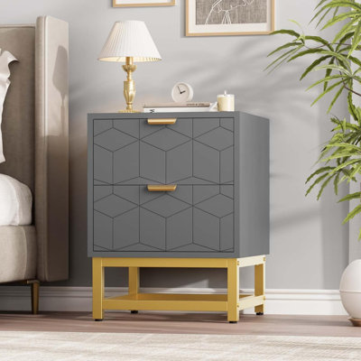 40cm W Bedside Table
