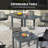 Derizzo Extendable Metal Dining Table-82763057