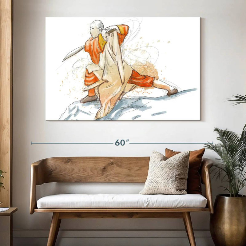 Arts martiaux, H 34 po x l 51 po