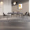 Matte modern dining table and chairs