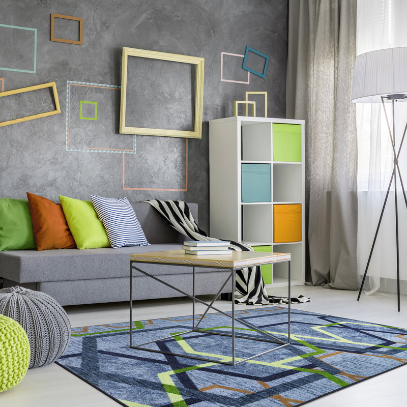 Tapis Double Helix par Joy Carpets, Rectangle 5 pi 4 po x 7 pi 8 po