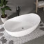 Baignoire de trempage autoportante en acrylique 60 po Fslefay