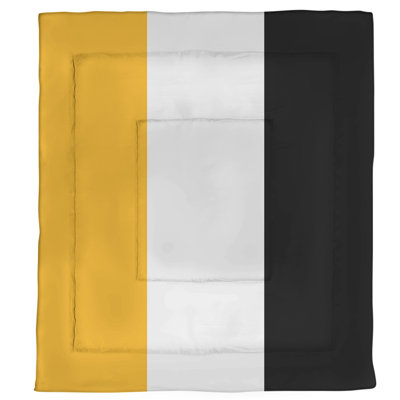 Modern & Contemporary Polyester Percale Striped Comforter