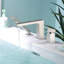 Robinet de baignoire romaine monocommande à fixation sur le comptoir-85843142