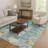 Premium Machine Washable Mouton Stripes Rug-1555048034