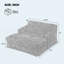 Causeuse-lit 59,5 po avec coussins en chenille-14208385