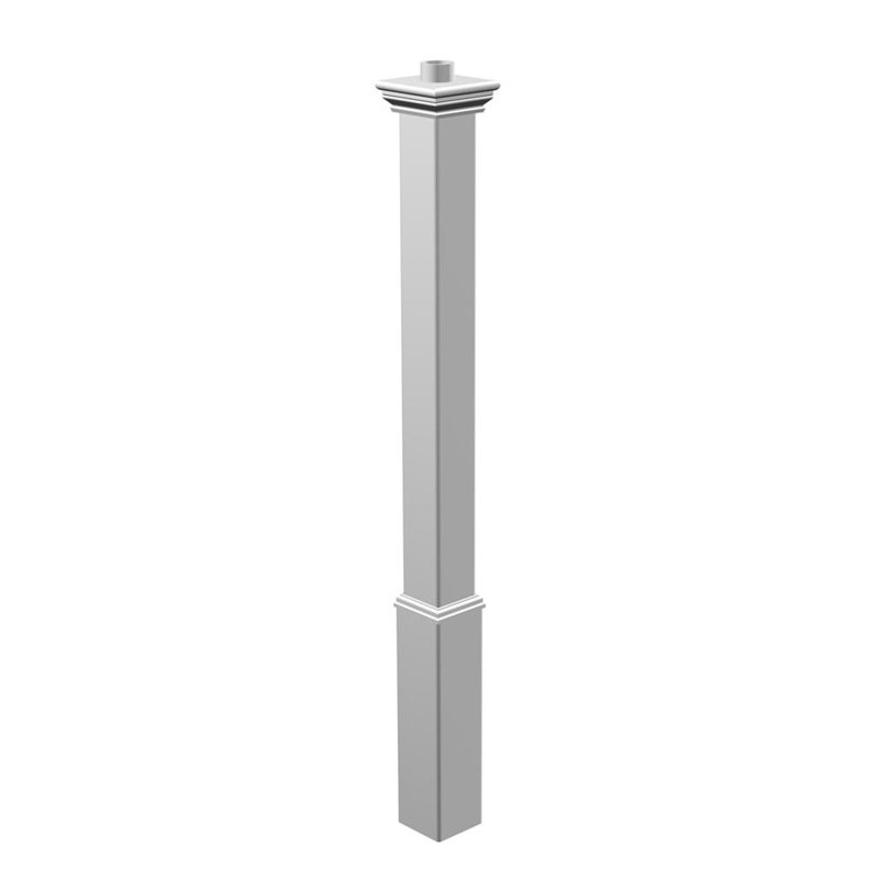 Poteau H 72 po New England Arbours blanc (seulement)
