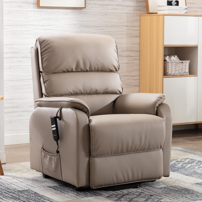 Ein Faux Leather Lift Assist Recliner
