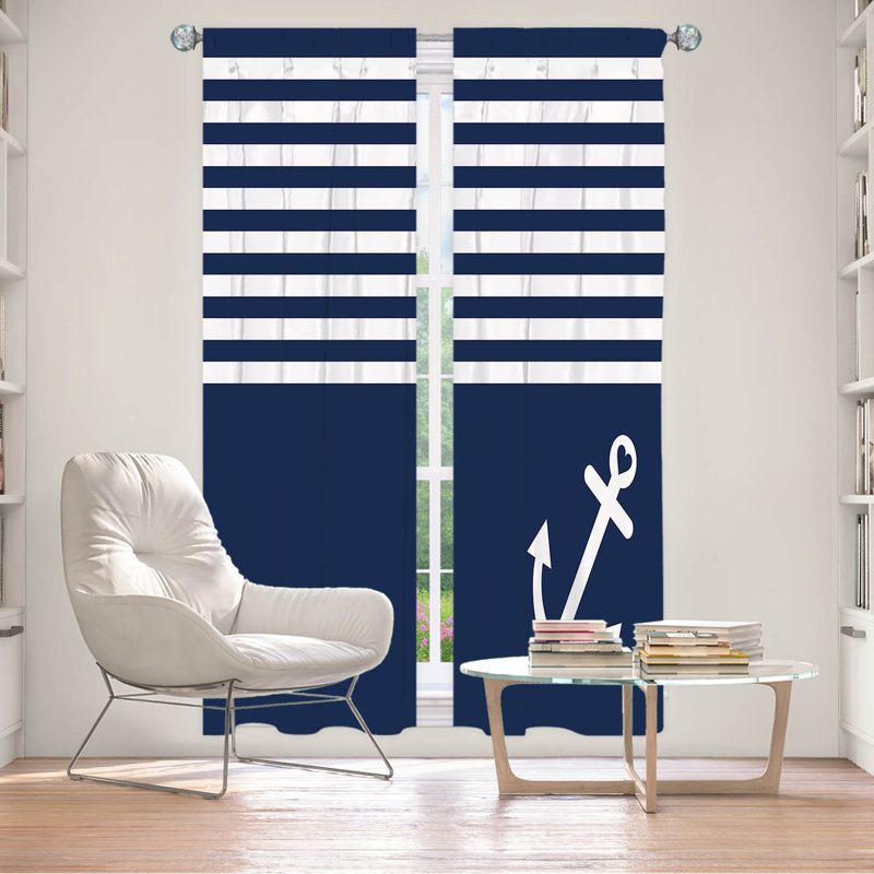 Paire de rideaux obscurcissant en polyester Bixente, L 20 po x L 82 po