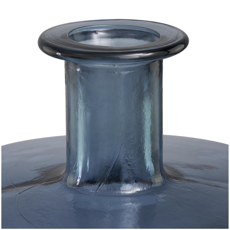 Vase Jonathan, Bleu foncé, H 17,75 po x l 13,8 po x P 13,8 po