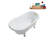 57.5'' x 29.5'' Soaking Acrylic Bathtub-83636127-83636121