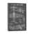 Toile avec cadre argent