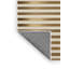 Tapis beige à rayures horizontales lavable à la machine-1220053591