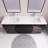 Verda 70.86'' Double Bathroom Vanity with Acrylic Top-1365717961