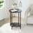 Glass Tray Top End Table-1865789615