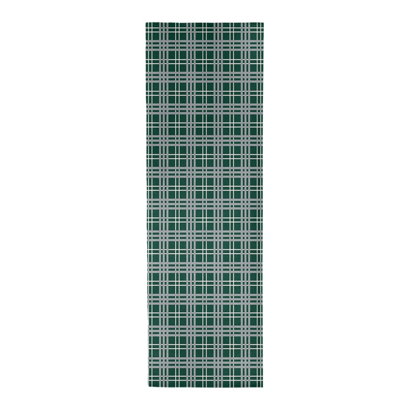 Plaid Indoor Rug, Round 5'