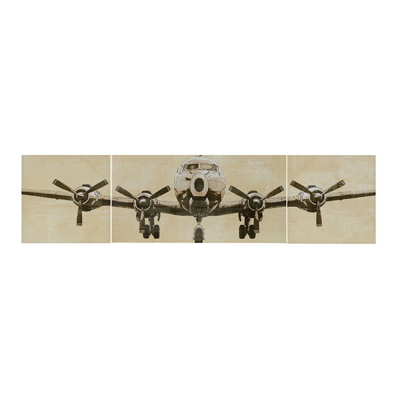 Ensemble d'art mural en toile 3 pièces Triptych