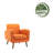 Jonoah Fabric Accent Chair with Rubberwood Legs-1922079194