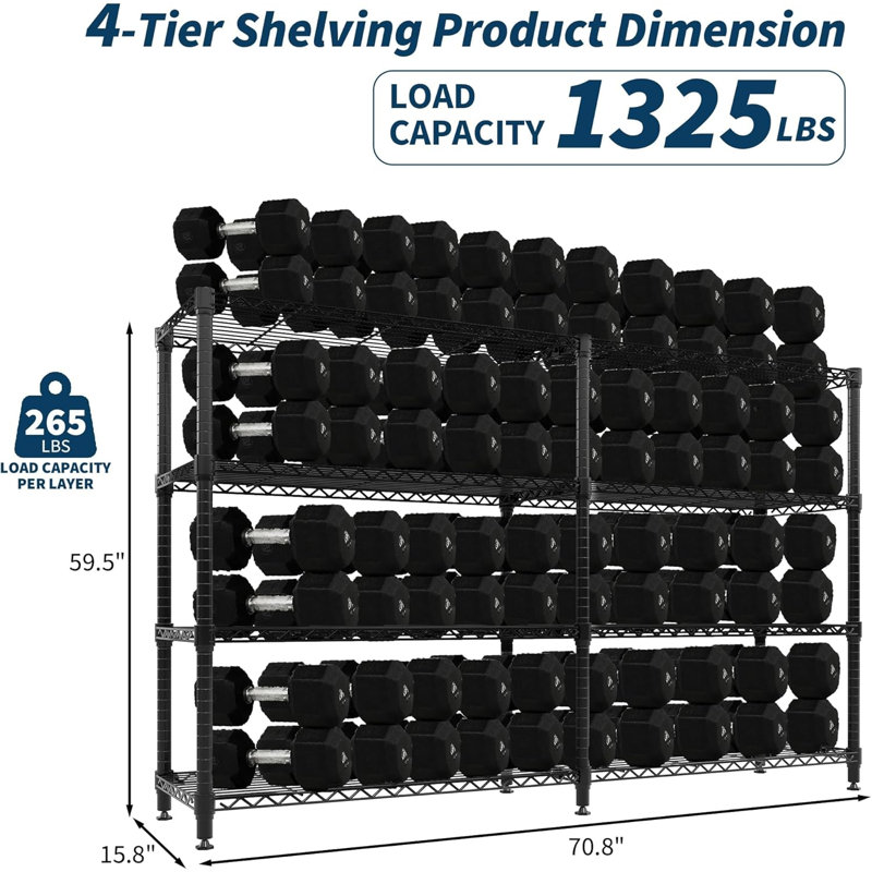 40cm W Steel Storage Rack
