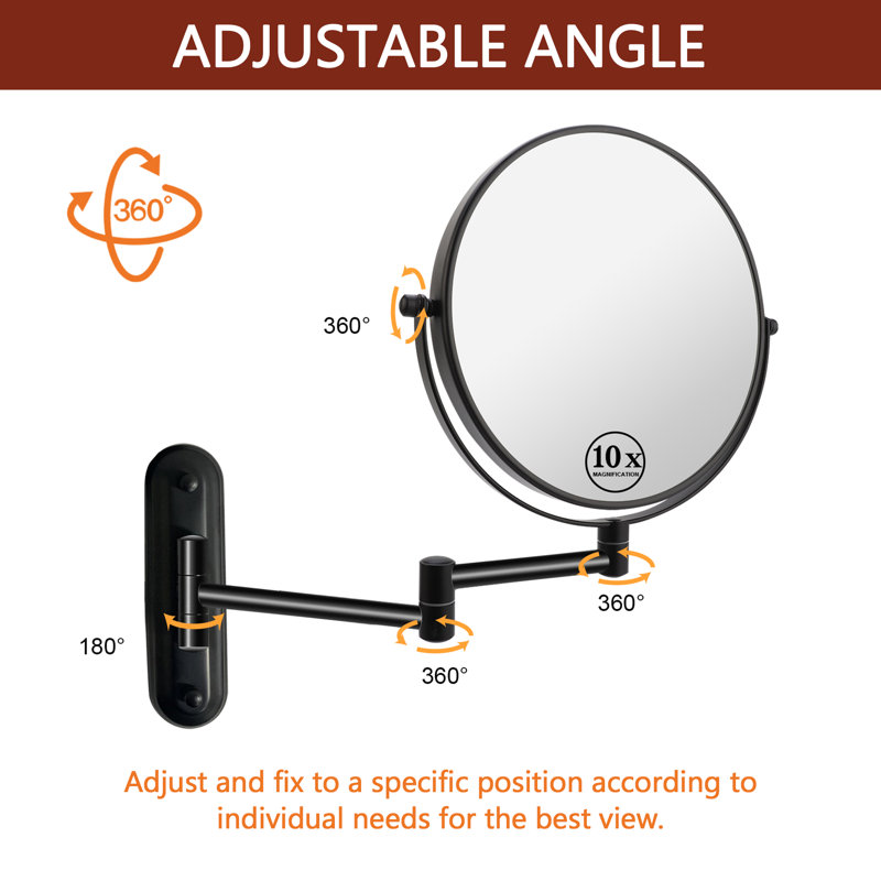 Dacarri Acrylic Round Mirror