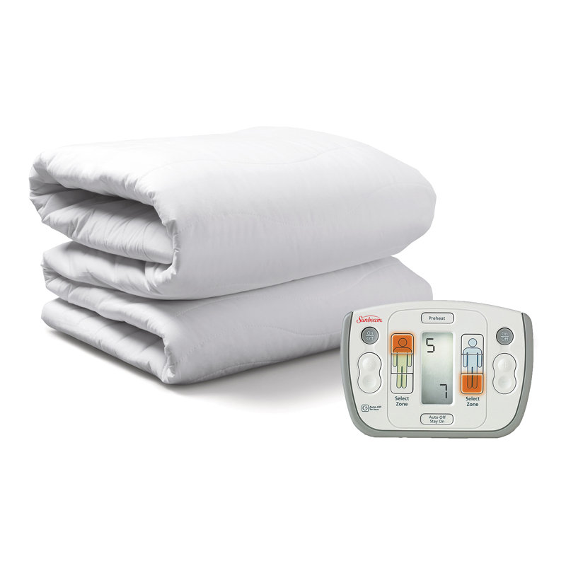 Surmatelas chauffant en polyester de 0,2 po Sunbeam