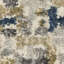 Tapis ivoire / bleu à poils longs Aveline-1125831740