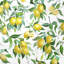 Reproduction matelassée encadrée motif citron | Décoration alimentaire illustrative