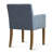 Sarosh 4 - Person Dining Table Sets With 52'' Round Table & 4 Upholstered Linen Armchairs-255576145