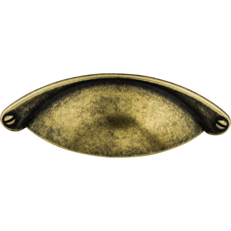Arendal 2 1/2" Center to Center Cup/Bin pull, German Bronze