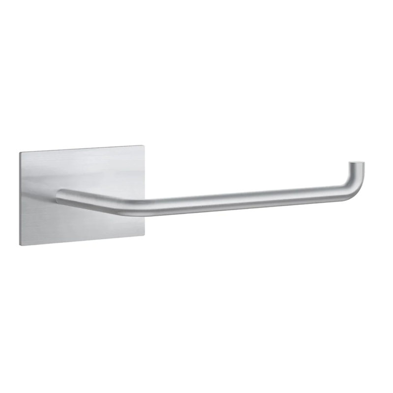 Self-adhesive steel toilet paper holder