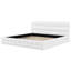 Lit plateforme tapissier Avelyn avec tête de lit en mousse et fabrication en bois massif-888956246-888956243