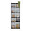 Armoire de rangement Hoyt avec cinq tablettes intérieures et extérieures-724538285