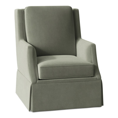 Savannah Skirted Swivel Glider